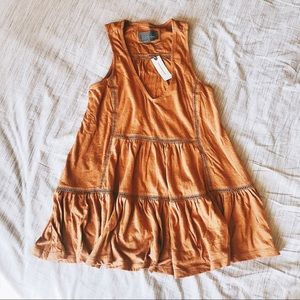 Anthropologie GOLD Tunic Top